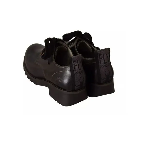 Pre Loved FLY LONDON Ankle Boots Casual Style Women Black Flats