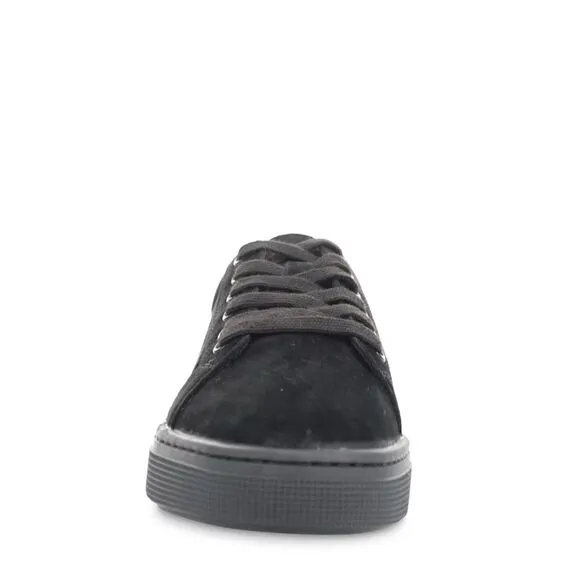 Propet Kinzey Women's Suede Sneakers Shoes size 12 WD black
