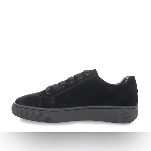 Propet Kinzey Women's Suede Sneakers Shoes size 12 WD black