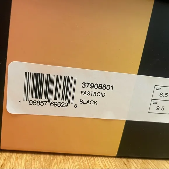 Puma Black and Neon Running Shoes