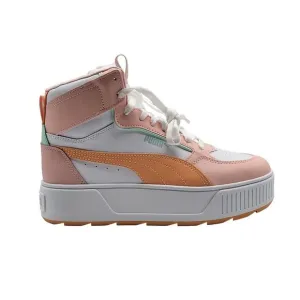 Puma Karmen Rebelle Mid 388729-07 White Orange Mens Casual Pink Shoes Size 7