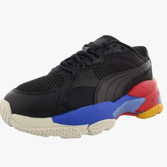 Puma Liquid Cell Epsilon Boys Shoes Size 7, Color: Puma Black/Dazzling Blue