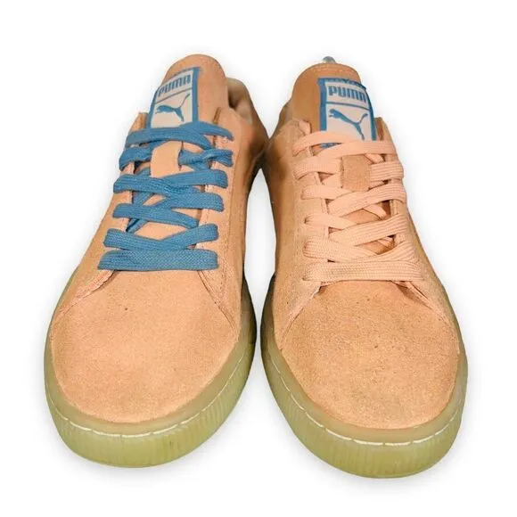 Puma Pink Dolphin x Suede Classic 'Coral Pink' 362216 02 Men's 8