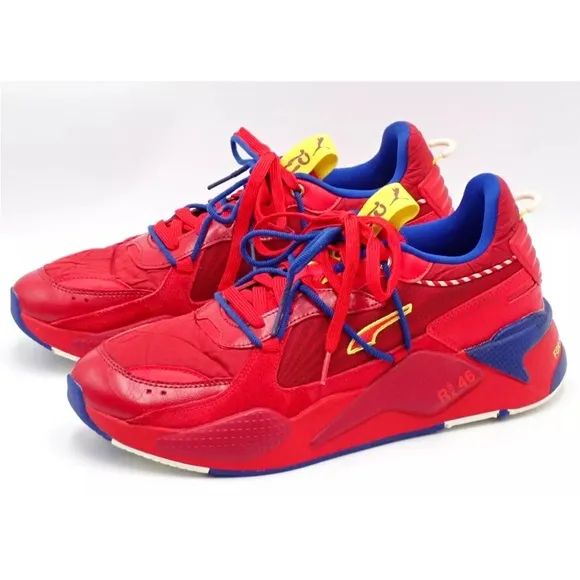 Puma RS-X  Firecracker Running Shoes Sneakers Men's Size 12 Red 382982-01