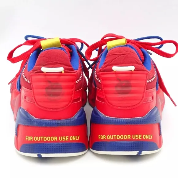 Puma RS-X  Firecracker Running Shoes Sneakers Men's Size 12 Red 382982-01