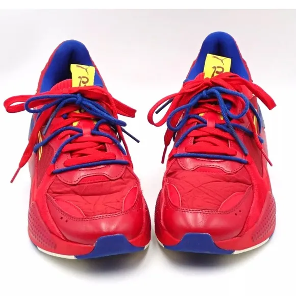 Puma RS-X  Firecracker Running Shoes Sneakers Men's Size 12 Red 382982-01