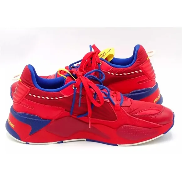 Puma RS-X  Firecracker Running Shoes Sneakers Men's Size 12 Red 382982-01