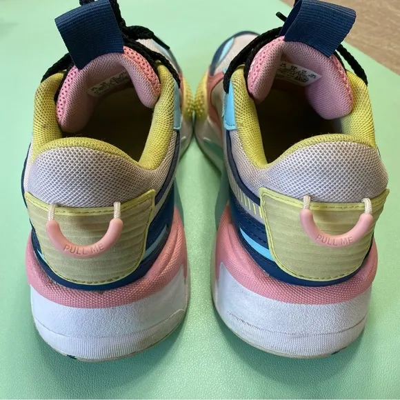 Puma RS-X Junior Dark Denim Gulf Stream Running System Girl’s Sneakers Size 4.5