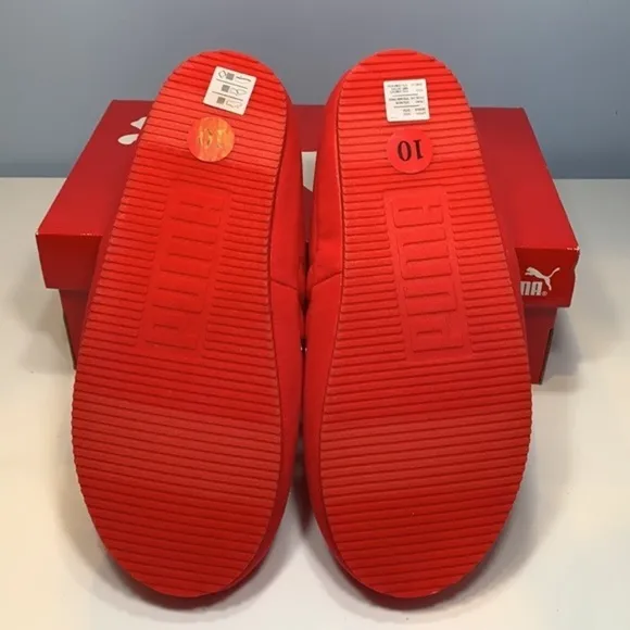 Puma Tuff Mocc Jersey Slippers Red New With Box