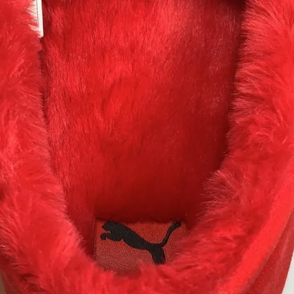 Puma Tuff Mocc Jersey Slippers Red New With Box