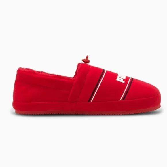 Puma Tuff Mocc Jersey Slippers Red New With Box