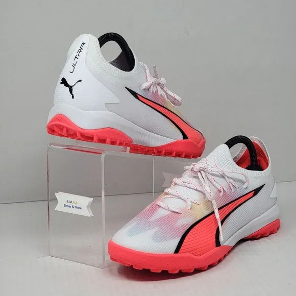 Puma Ultra Ultimate Cage 107502-01 White Mens Indoor Soccer Shoes Size 11 New