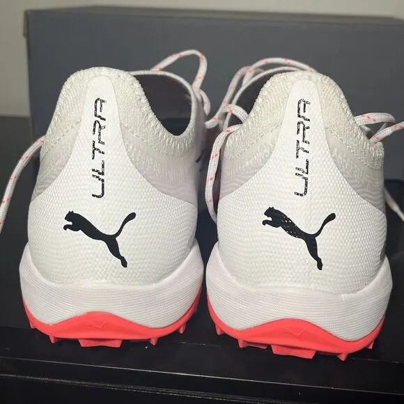 Puma Ultra ULTRAWEAVE Men's Size 12 Indoor Turf Soccer Shoes White 107502-01