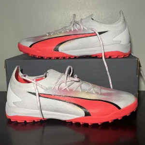 Puma Ultra ULTRAWEAVE Men's Size 12 Indoor Turf Soccer Shoes White 107502-01
