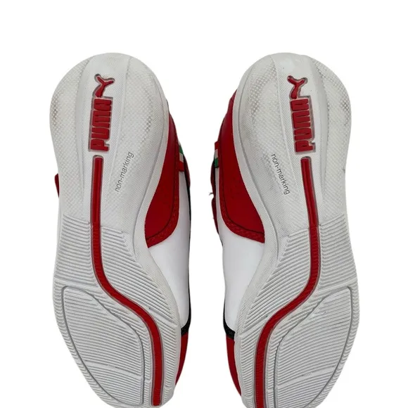 Puma x Ferrari Red Sneakers Toddler 10.5 Boys Girls Velcro Racing Shoes