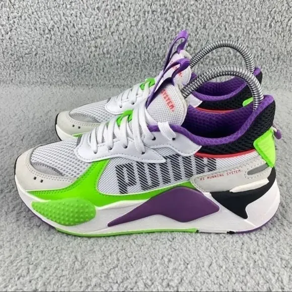 PUMA RS-X BOLD Fluorescent Jr Kids Youth‎ Sneakers Size 5.5 C Multicolor Lace Up