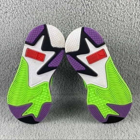PUMA RS-X BOLD Fluorescent Jr Kids Youth‎ Sneakers Size 5.5 C Multicolor Lace Up