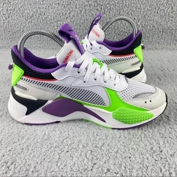 PUMA RS-X BOLD Fluorescent Jr Kids Youth‎ Sneakers Size 5.5 C Multicolor Lace Up