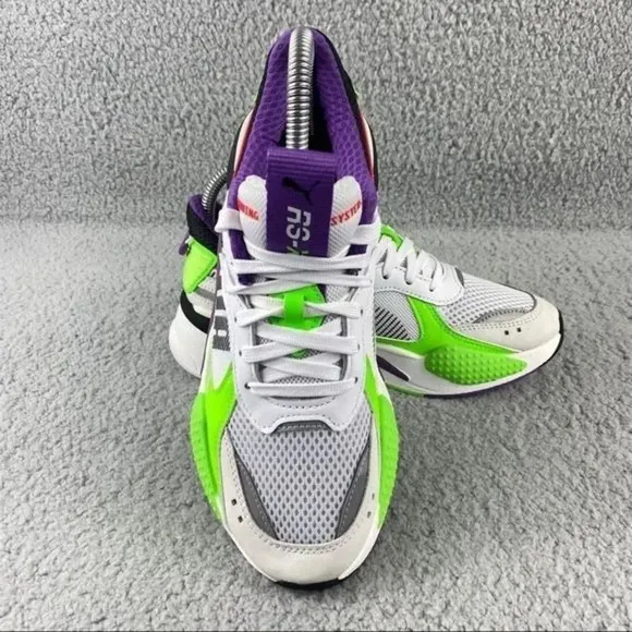 PUMA RS-X BOLD Fluorescent Jr Kids Youth‎ Sneakers Size 5.5 C Multicolor Lace Up