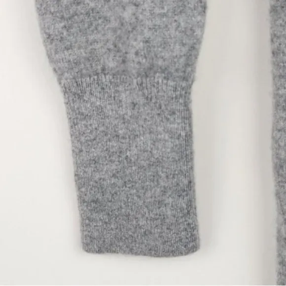 Quince Mongolian Cashmere Turtleneck Sweater Dress in Heather Grey Sz XS Luxury