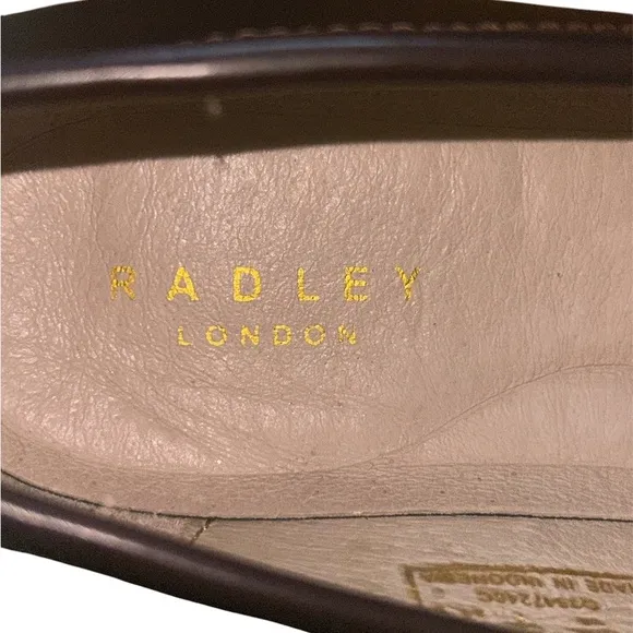 RADLEY LONDON Selby Loafers Shoes Brown Excellent pre-owned condition Size 7