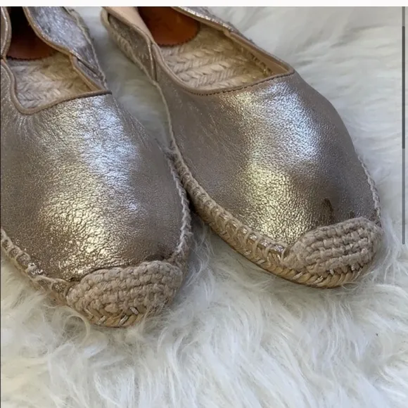 RAG &amp; BONE Georgie Jute Leather Espadrille Shoes 8.5