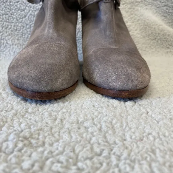 Rag &amp; Bone Harrow Granite Suede Strap Ankle Boots Sz 40 / 10
