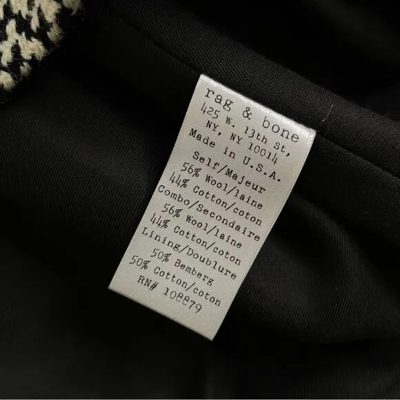 RAG &amp; BONE Solo Oversized Knit Dress Womens Size XS Minimalist Wool Professional