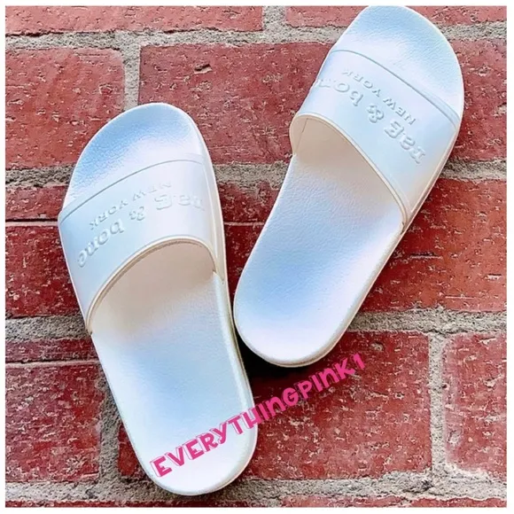 Rag &amp; Bone Pool Slides in White Brand New In Box in Size 9