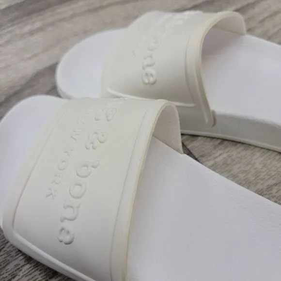 Rag &amp; Bone Pool Slides in White Brand New In Box in Size 9