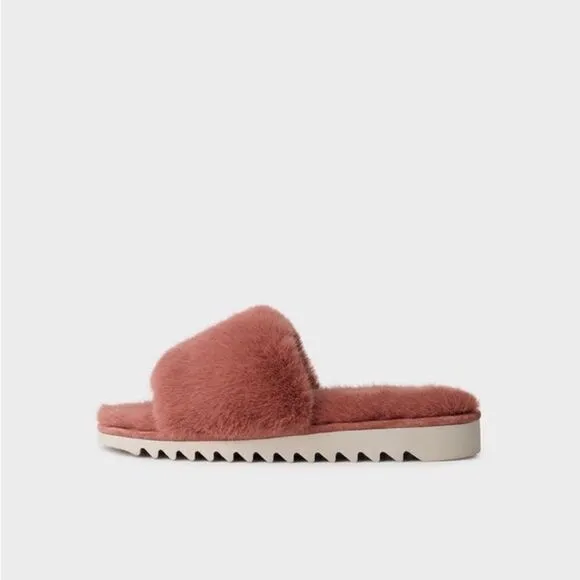 Rag &amp; Bone Eira Faux Fur Sandals NIB