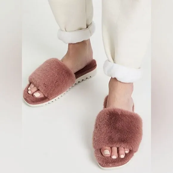 Rag &amp; Bone Eira Faux Fur Sandals NIB