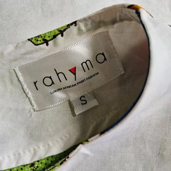 Rahyma Dress S Floral Ethnic Luxury African Print Fashion SS Full Skirt Boho