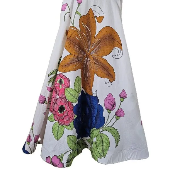 Rahyma Dress S Floral Ethnic Luxury African Print Fashion SS Full Skirt Boho