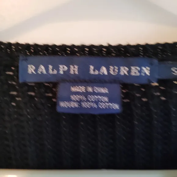 RALPH LAUREN BLACK QUITE LUXURY SWEATER DRESS PATCHED ELBOWS SMALL OFFICE CHIC