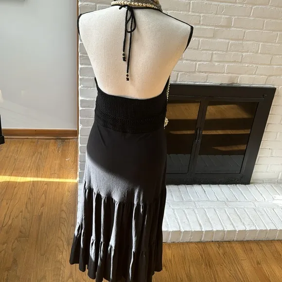 RALPH LAUREN CROCHET SUMMER DRESS M | luxury Summer Dress M | Resort Wear | VTG