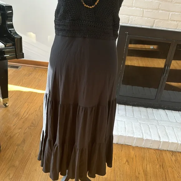RALPH LAUREN CROCHET SUMMER DRESS M | luxury Summer Dress M | Resort Wear | VTG