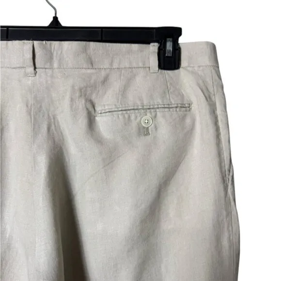 Ralph Lauren LRL Black Label Mens Linen Dress Pants Size 40 Beachy Quiet Luxury