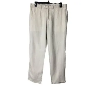 Ralph Lauren LRL Black Label Mens Linen Dress Pants Size 40 Beachy Quiet Luxury