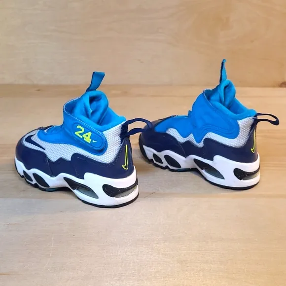 Rare🔥 Nike Air Griffey Max 1 TD Varsity Blue White Kids Athletic Shoes