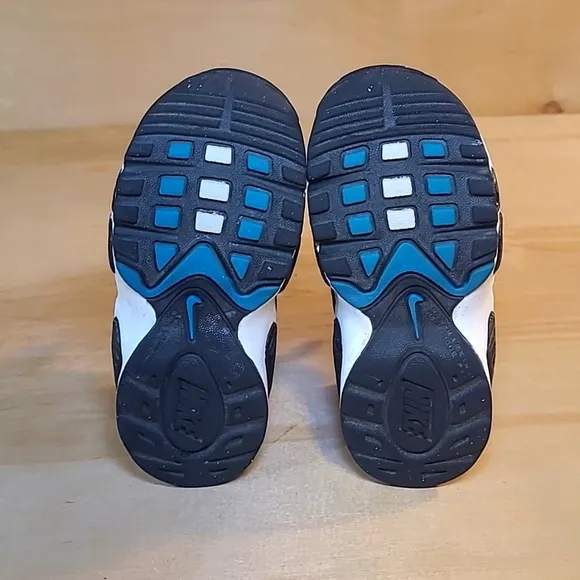 Rare🔥 Nike Air Griffey Max 1 TD Varsity Blue White Kids Athletic Shoes