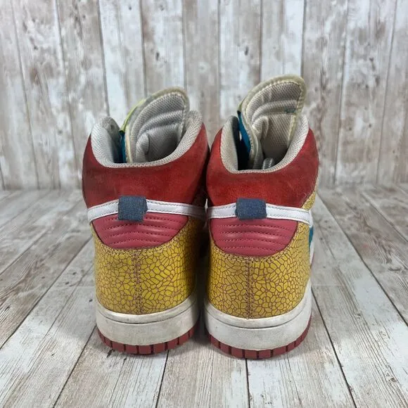 Rare! Nike Dunk High 6.0 &quot;Hot Red&quot;‎ Sneaker Women's 9