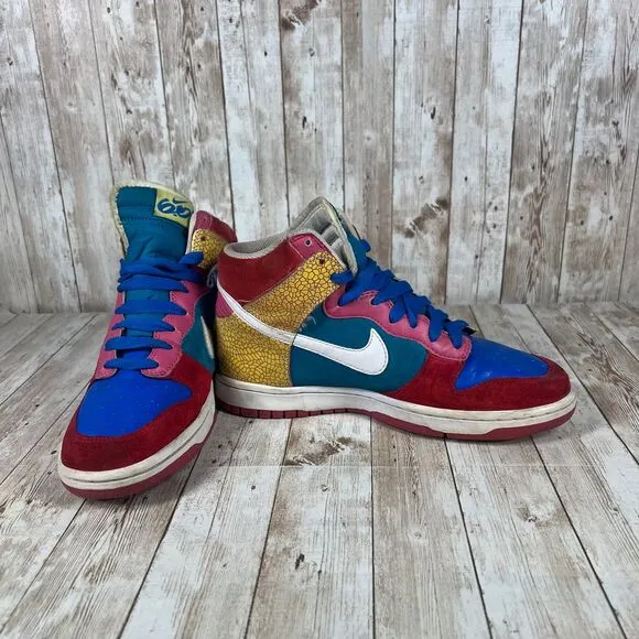 Rare! Nike Dunk High 6.0 &quot;Hot Red&quot;‎ Sneaker Women's 9