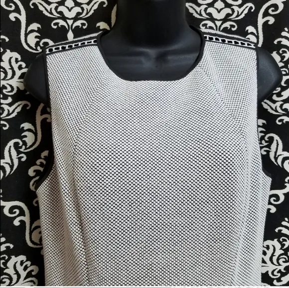 REBECCA TAYLOR SLEEVELESS DRESS SIZE 8 MINIMALIST CAREER NEUTRAL