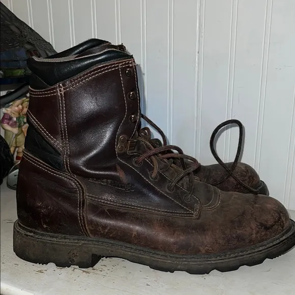 Red Wing Shoes Brown Leather Boots size 12.5