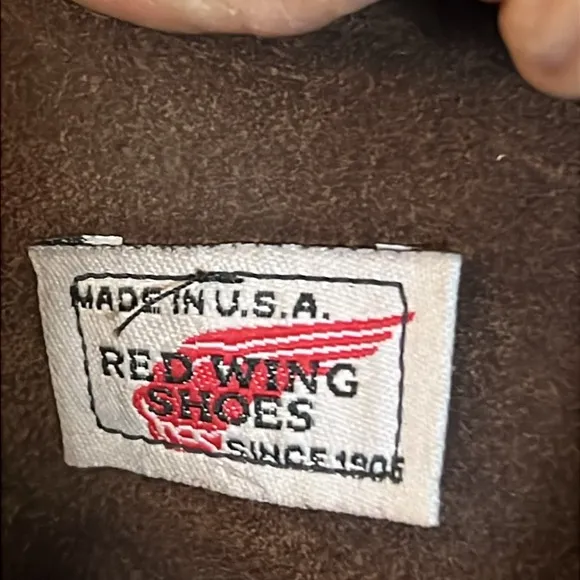 Red Wing Shoes Brown Leather Boots size 12.5