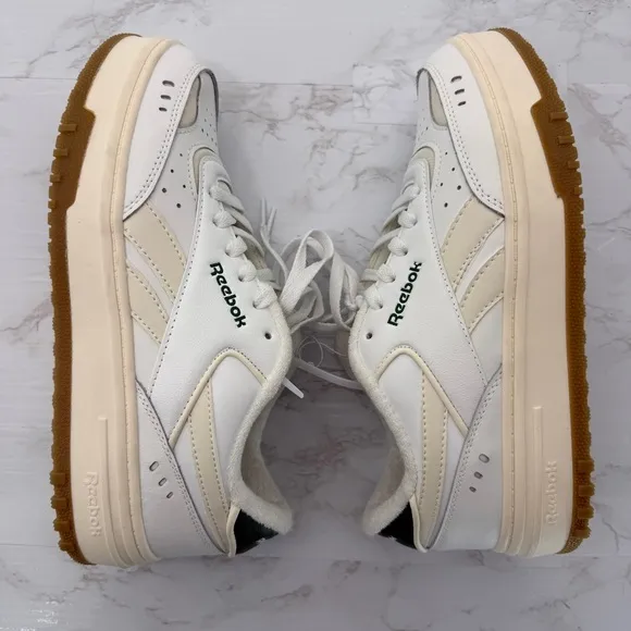 Reebok Club C Vintage Retro Style Sneaker White/Green GALAXY11 30205WWGC