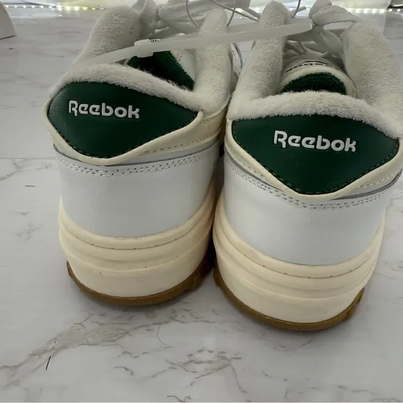 Reebok Club C Vintage Retro Style Sneaker White/Green GALAXY11 30205WWGC