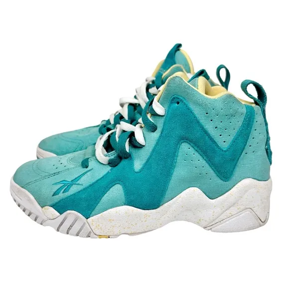 Reebok Kamikaze II Shoes Easter Jadite Teal White Sneakers Men’s 9