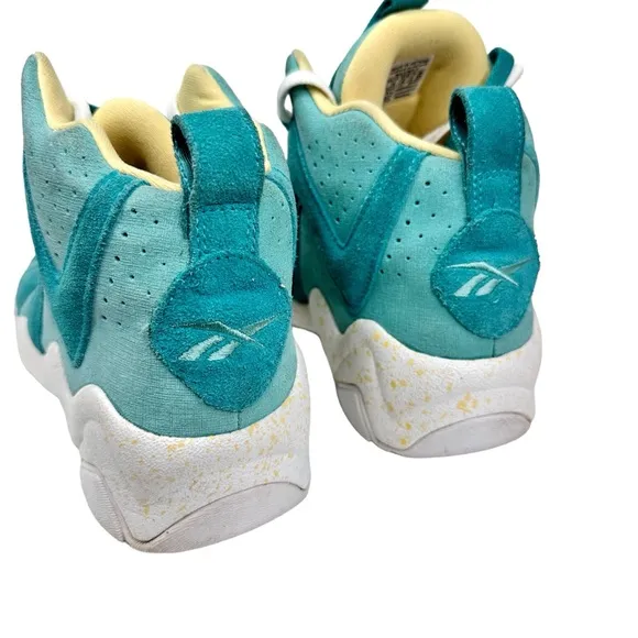 Reebok Kamikaze II Shoes Easter Jadite Teal White Sneakers Men’s 9